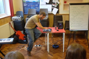 Workshop image from Didcot Train Project