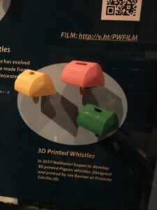 3D printed pigeon whistles from the Pitt Rivers Museum collection