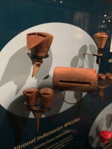 Pigeon whistles from the Pitt Rivers Museum collection