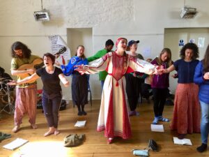 Village hall dance trad