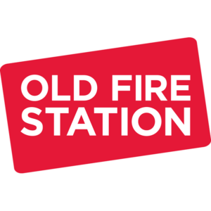 Old Fire Station Logo - red square
