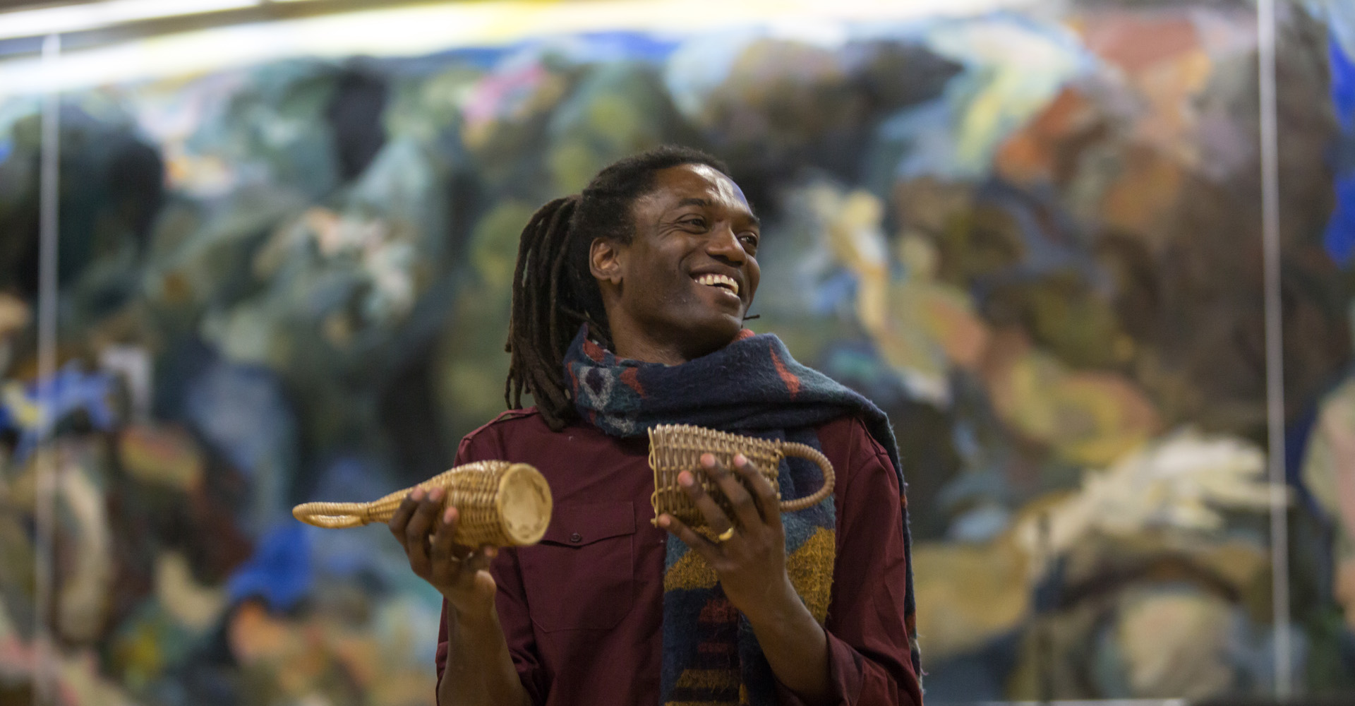 Adriano Adewale at Playing the Curriculum "Hot House" event (photo credit Claire Williams)
